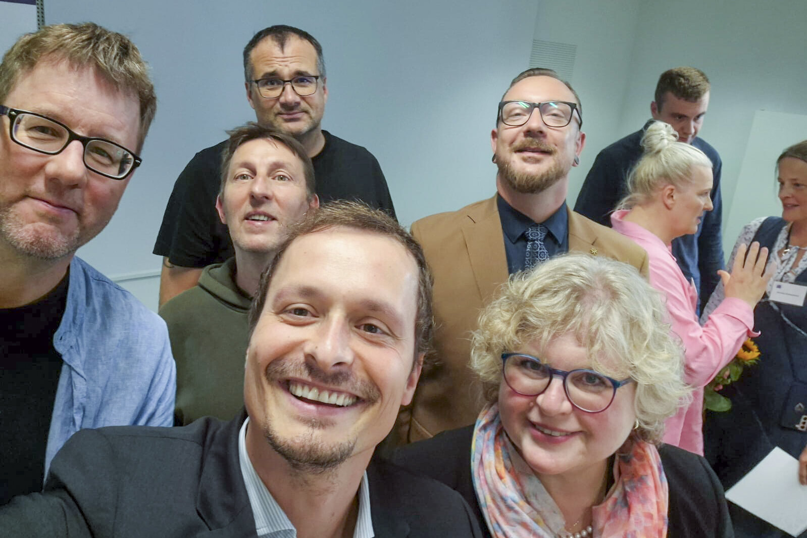 Steuerungsgruppe bei der Verleihung