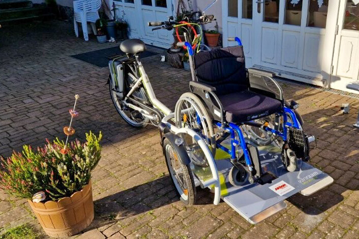 Die Aktion Mensch förderte das Rollstuhldreirad Die Aktion Mensch förderte das Rollstuhldreirad